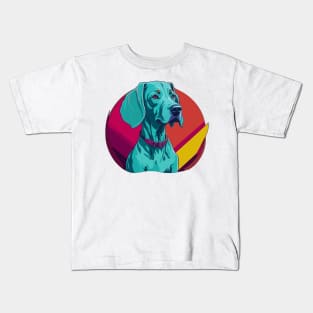 Weimaraner Portrait Kids T-Shirt